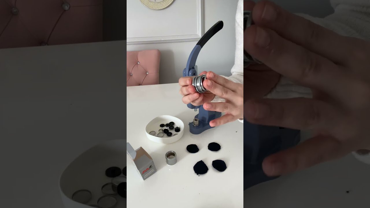 Tulumba Pres ile Düğme Nasıl Kumaş Kaplanır?