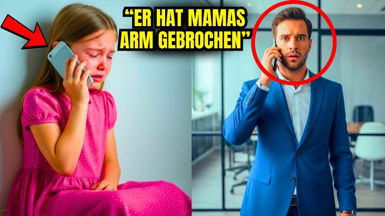 „Er hat Mamas Arm gebrochen“ das Mädchen schickte eine Nachricht an die falsche Nummer, der Millionä