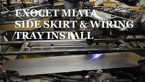 Exocet Side Pannel and Wiring Tray Install