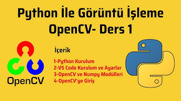 Python İle Görüntü İşleme- OpenCv Ders 1