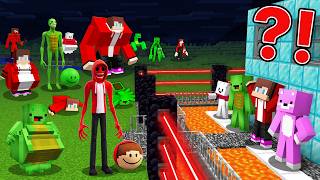 1000 JJ and Mikey Mutants and Verity vs Security House in Minecraft ! Maizen screenshot 3