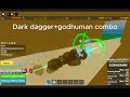 Dark dagger and Godhuman combo!