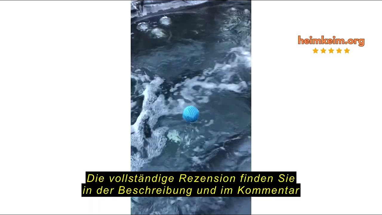 Produktbewertung JULMELON Whirlpool-Schaum-Absorber, 4 Stück, Spa- und Pool-Schaum beseitigende Bäll