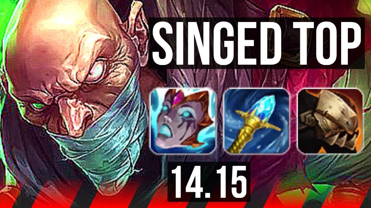 SINGED vs FIORA (TOP) | 600+ games, 10/3/6 | EUW Master | 14.15