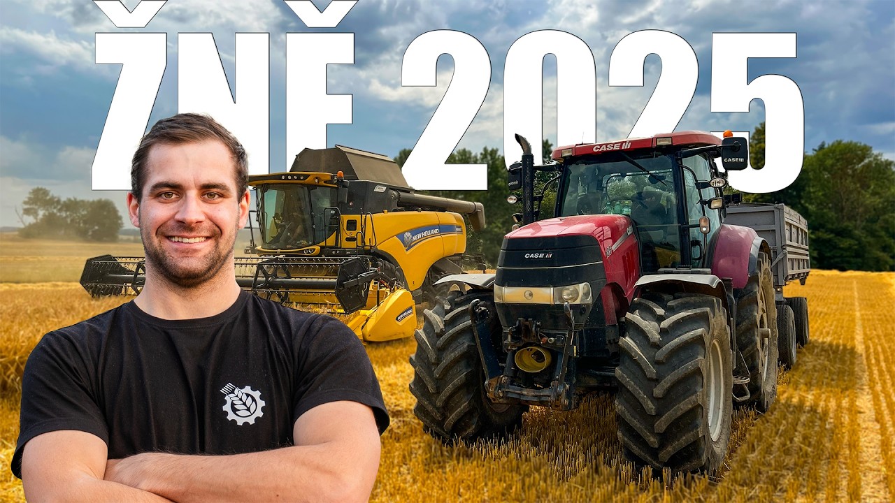 ŽNĚ 2025 - Odvoz ječmena od kombajnu s esem z rukávu, kterým jezdil i tvůj děda 😁 🌾 CASE IH PUMA