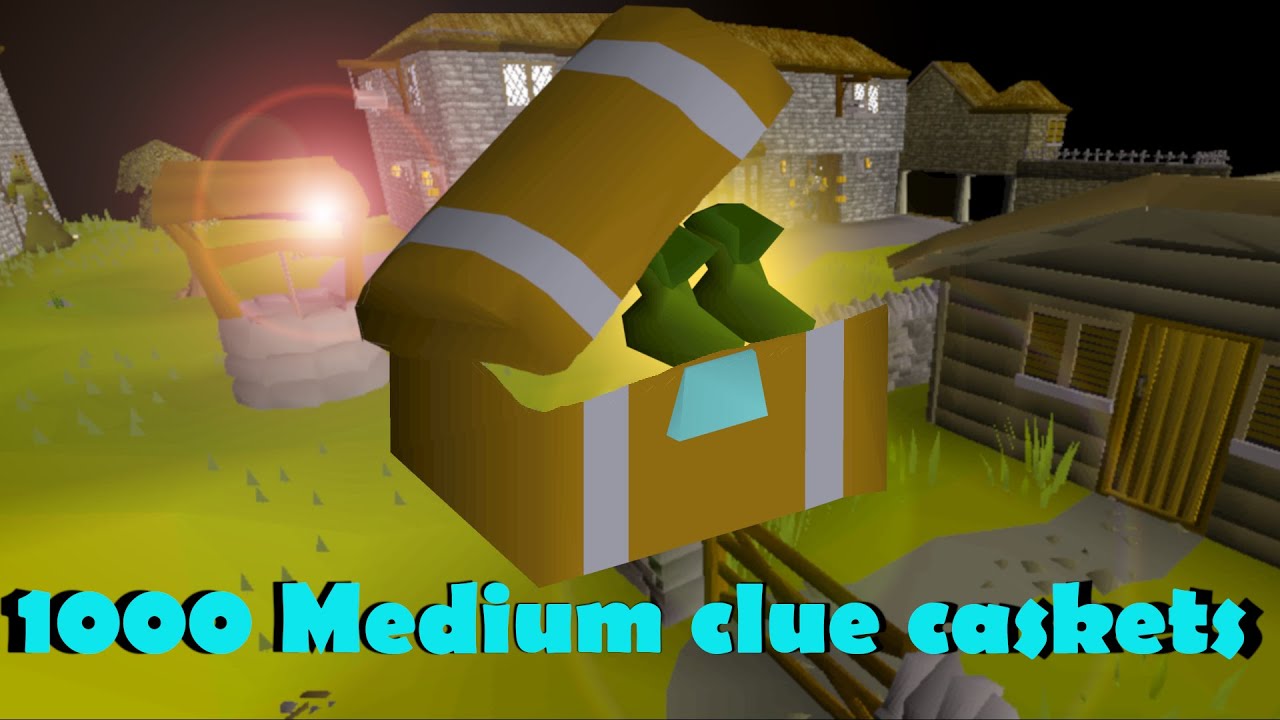 Opening 1000 Medium clue caskets