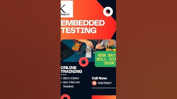 Automotive Embedded Testing Course Training and Placements