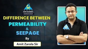Geotech Shot #05 | Difference Between Permeability & Seepage | by Amit Zarola Sir