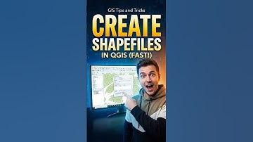 Create a Shapefile in QGIS in 60 Seconds! ⏱️ GIS Tutorial | QGIS