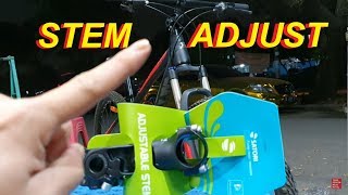 STEM ADJUSTABLE SATORI ALLOY ⭐⭐⭐⭐⭐ TAIWAN CARA PASANG ADJUST HOW TO INSTALL