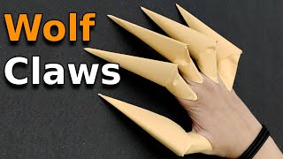 How to Make Paper Wolf Claws  The Fastest Tutorial