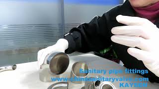 BS4825 Sanitary Elbow pipe fittings