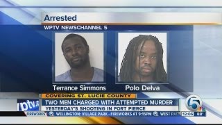 Two men charged with attempted murder