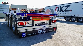 OKZ TRAILER  semirimorchio portacontainer allungabile REIS