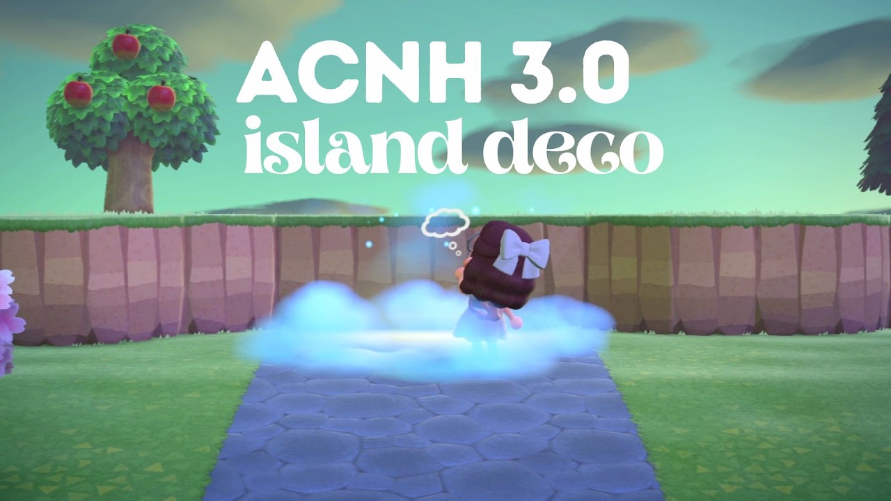 ₊˚ʚ 🎧decorating my whymsical island in ACNH  ✦