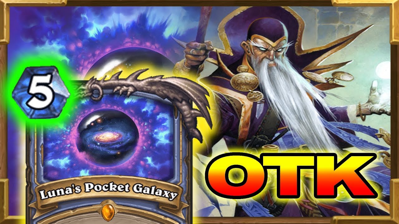 Hearthstone New Exodia Mage! OTK! Luna's Pocket Galaxy Rise Of