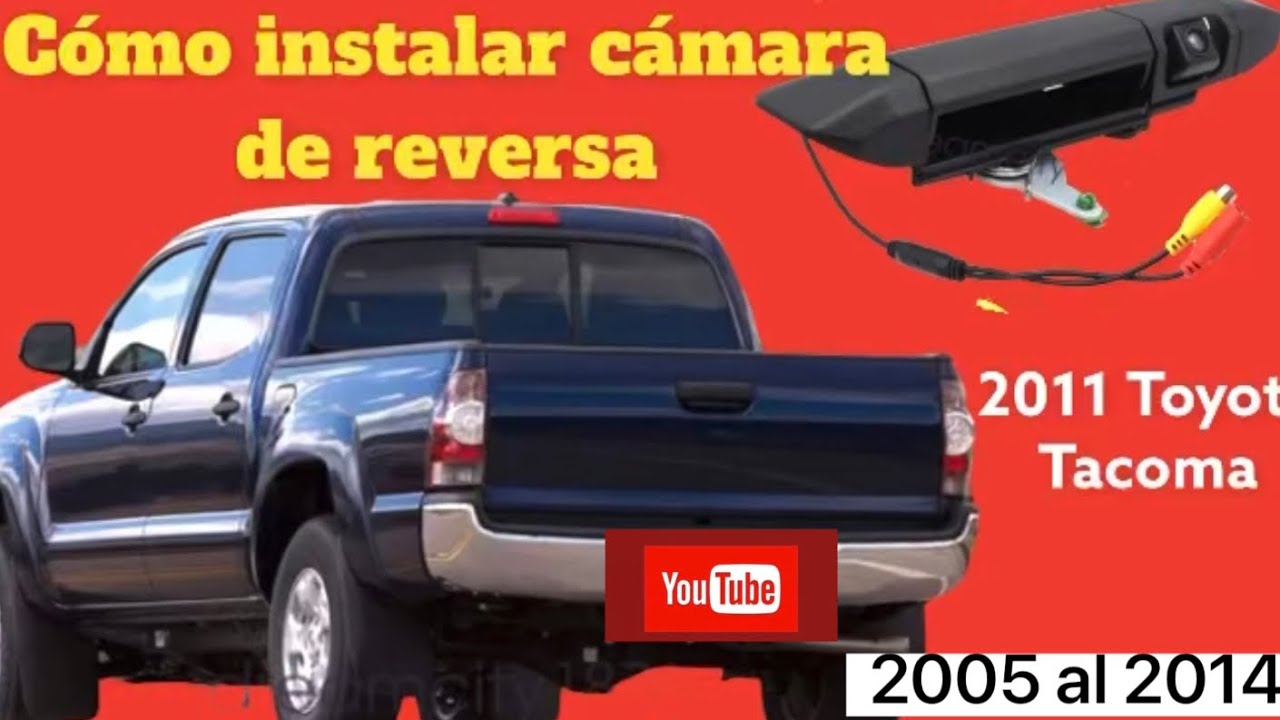 Cómo instalar una cámara de reversa tipo original 2011 Toyota