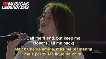 (Ao vivo) Billie Eilish - when the party’s over (Legendado | Lyrics + Tradução)