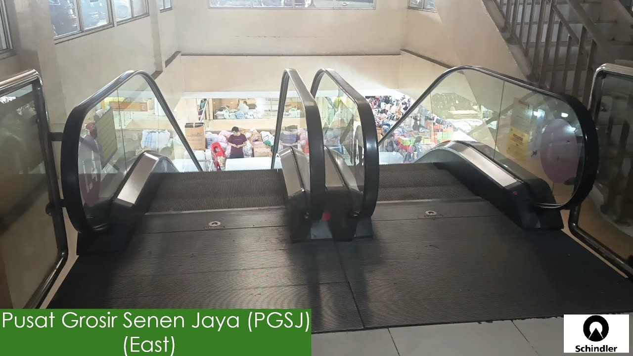 (East) Pusat Grosir Senen Jaya, Jakarta: Schindler 9300 AE Escalators