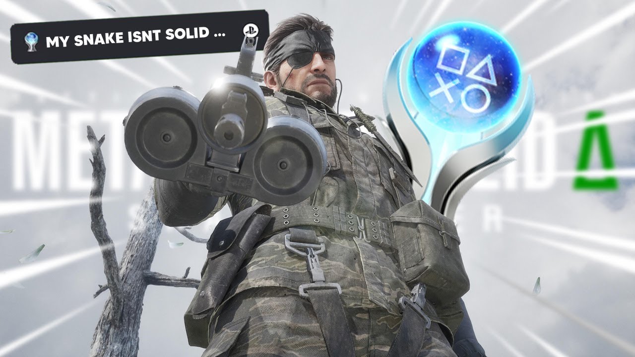 I Got The Platinum Trophy For Metal Gear Solid Detla But I Got Beat Up By A Girl ...