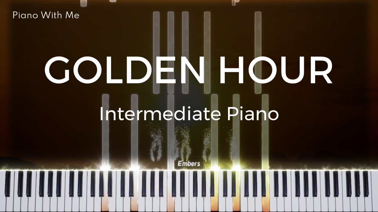 Golden Hour - Intermediate Piano Tutorial [SHEET MUSIC + MIDI] - YouTube