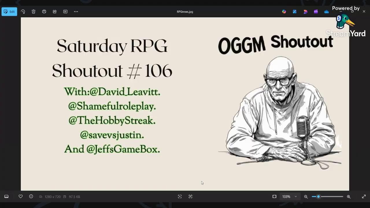 Saturday RPG Shoutout #106