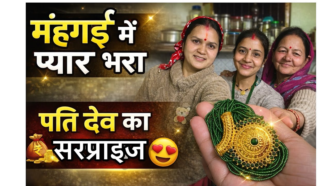 कभी नहीं सोचा इतनी महंगाई में पति देव बनायेगे मेरे लिये सोना 😍😍😍