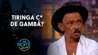 Tiringa perde a paciência ao ser apelidado e ameaça Paulinho Gogó | The Noite (14/04/22)