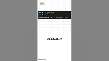null vs undefined in javascript | web development | javascript