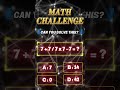 Can You Pass This 15-Second School Math Test? 🎒 #brainteaser #iqtest #mathematics #quiz #dailyquiz
