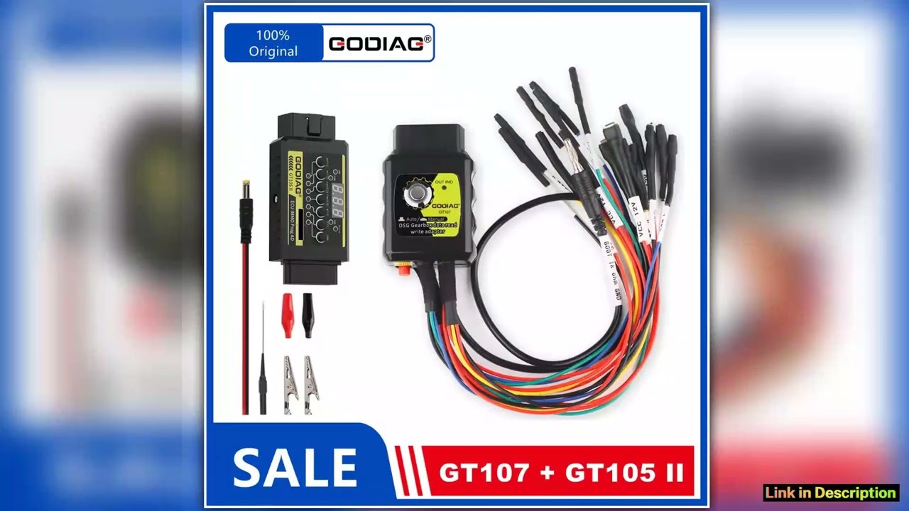 GODIAG GT107 GT105 II DSG Plus Gearbox Data Adapter For DQ250 DQ200 VL381 VL300 DQ500 DL501 for