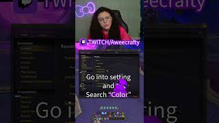 How to change the Raid Frame Color  #twitch #worldofwarcraft  #gaming