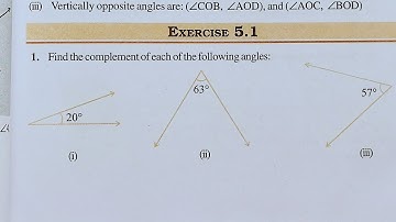 Class 7 Maths Chapter 5 l NCERT EXERCISE-5.1 l Lines and Angle l CBSE Board l Solution l 7th