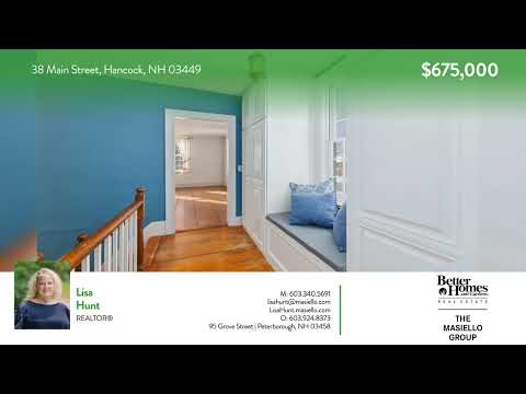 38 Main Street, Hancock, NH home video tour