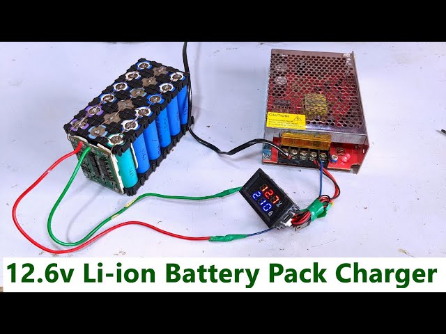 Make a 12.6v Li-ion Battery Pack Charger Using a 12v 5A SMPS
