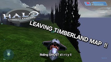 Master Chief Collection Halo CE Xbox Series X - Breaking Out of Timberland Map During Big Team CTF