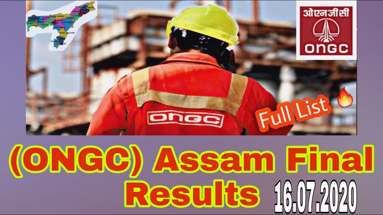 ONGC Assam Final Results 2020/ ONGC Assam Nazira Final Results 🔥/Ongc Assam / ongc 2020 result assam