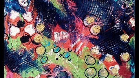 Mixed Media Painting Collab With Ayala Art - Part 1