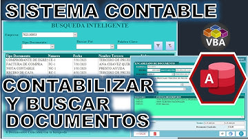 SISTEMA CONTABLE VBA ACCOUNTING ACCESS CAUSAR DOCUMENTOS  @JANSCONSULTING