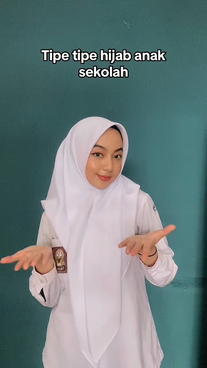 Tipe-tipe hijab anak sekolah #sma #sekolah #youtube