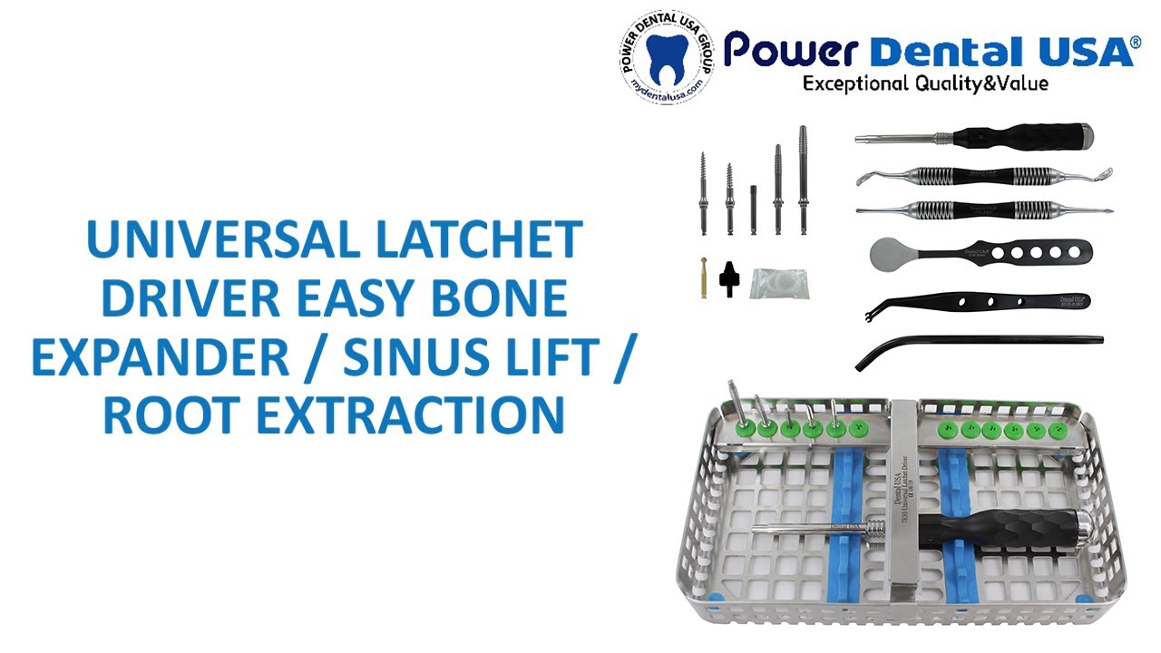 UNIVERSAL LATCHET DRIVER EASY BONE EXPANDER / SINUS LIFT / ROOT EXTRACTION BY DENTAL USA