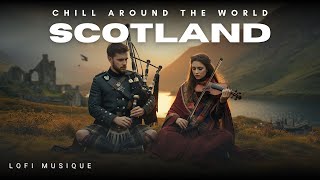 Scottish Chill &amp; Relax | Lo-fi Bagpipes, Fiddle &amp; Highland Vibes 🏴✨🍀 | Study, Sleep, Meditation