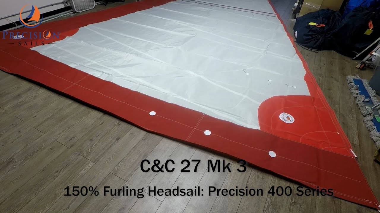 C&C 27 Mk3 150% Furling Headsail | Precision 400 Series Dacron