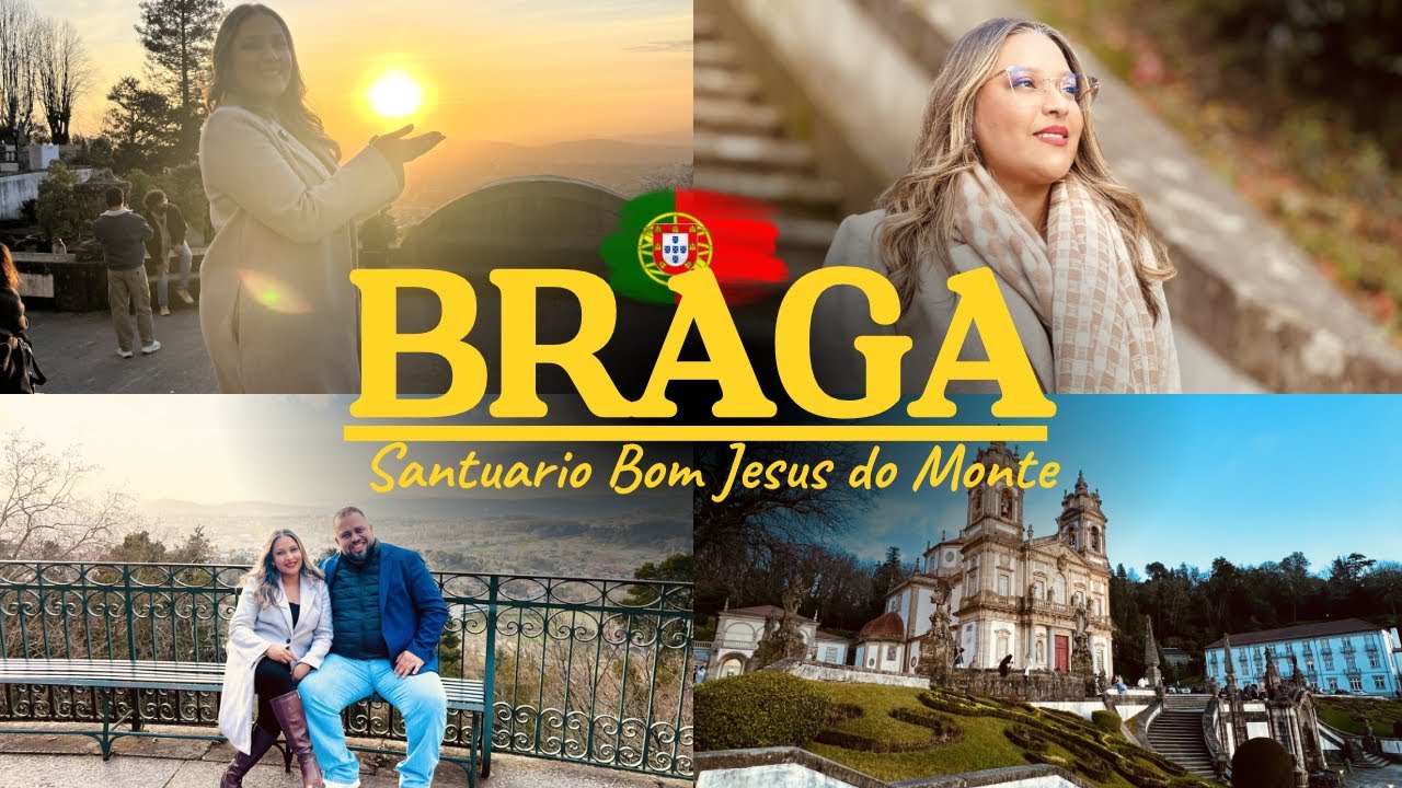 SANTUÁRIO BOM JESUS DO MONTE EM BRAGA PORTUGAL 🇵🇹 | ARQUITETURA BARROCA #braga  #familiaemportugal 