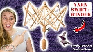 Best Yarn Swift and Yarn Winder | Crafty Crochet Review Show #14