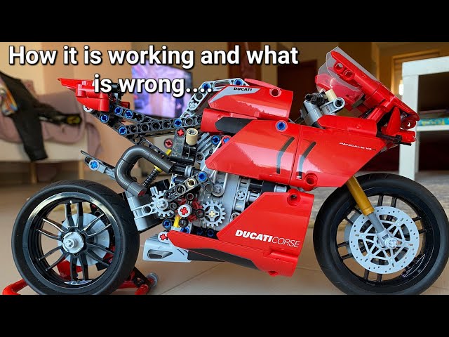 What is wrong and how to fix the lego technic ducati panigale v4 