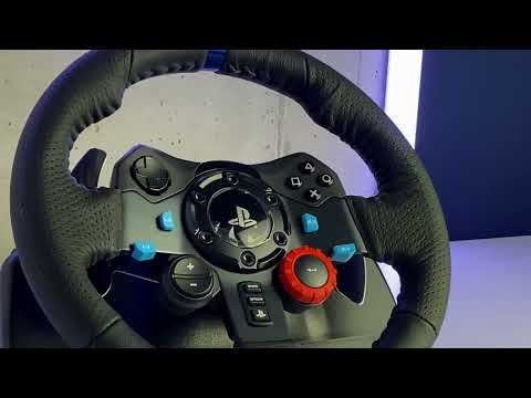 Руль Проводной Logitech PlayStation 4 G29 Driving Force Racing Wheel (941-000110, 941-000112) Black, видео 1
