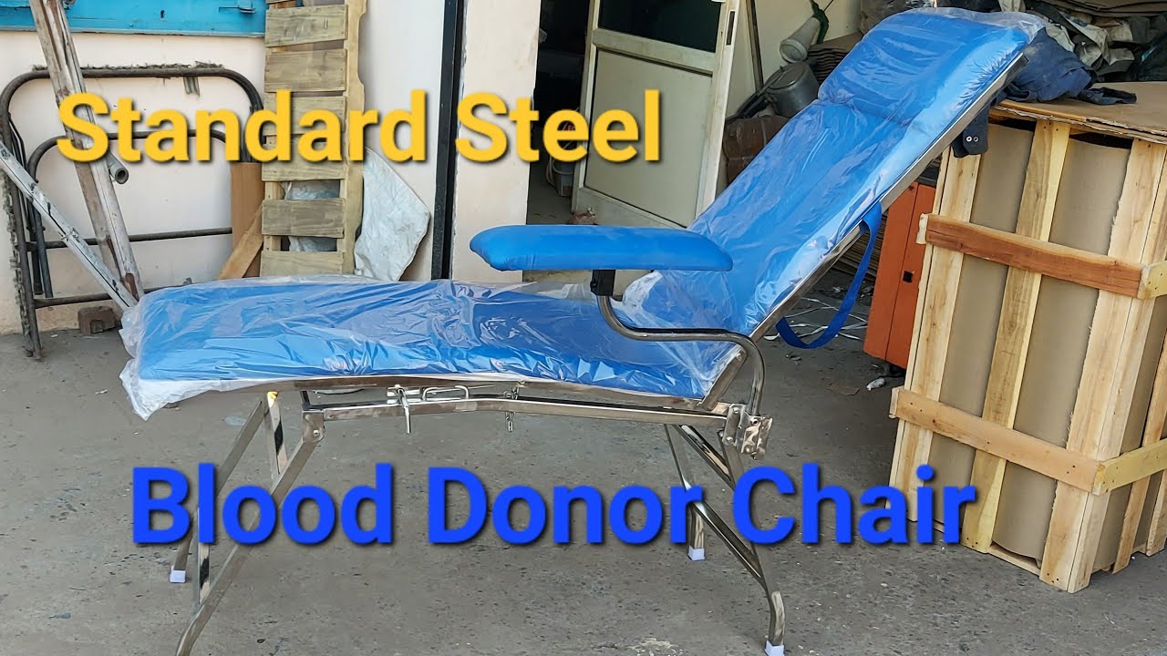 Portable Blood Donor Chair. folding Blood Donation Camp chair. 