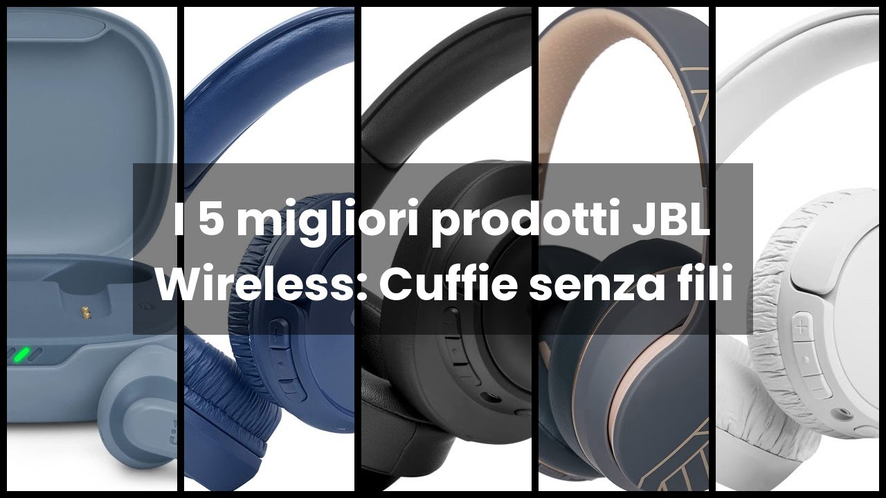 【CUFFIE WIRELESS JBL SENZA FILI】I 5 migliori prodotti JBL Wireless: Cuffie senza fili ✔