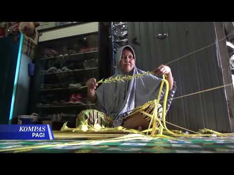 Menengok Kreasi Daun Nipah untuk Tradisi Badudus